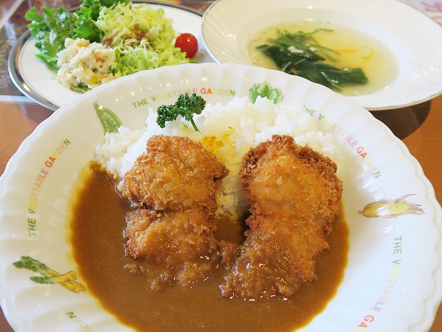 カツカレーセット