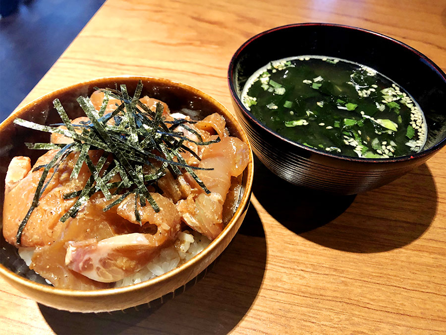 ヒラマサ漬け丼