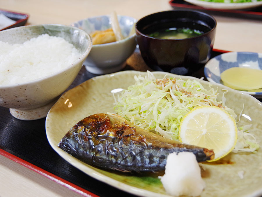 塩サバ定食