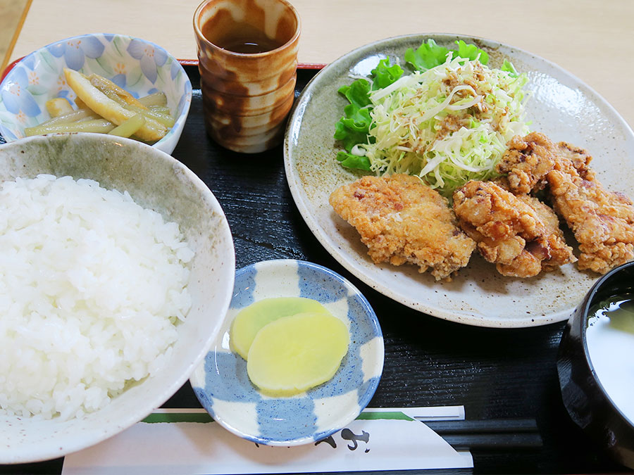 鶏唐揚げ定食