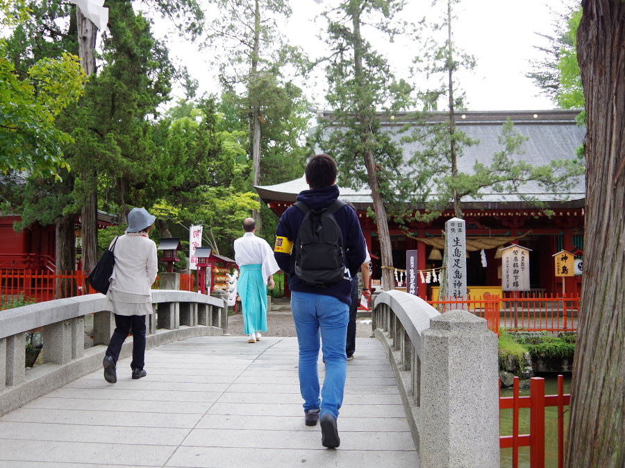 生島足島神社・石橋の参橋