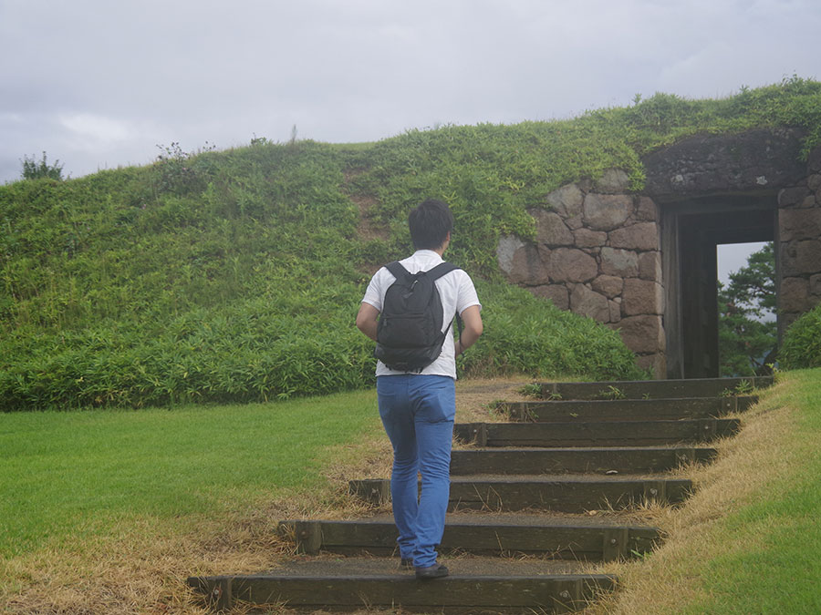 松代城跡・トンネル状の埋門