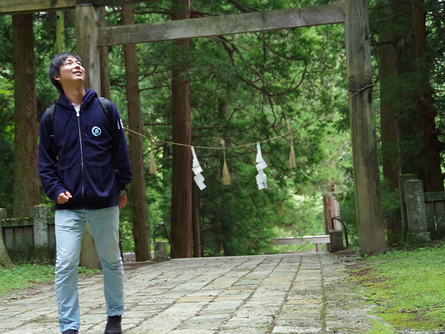 仁科神明宮・三ノ鳥居のあと