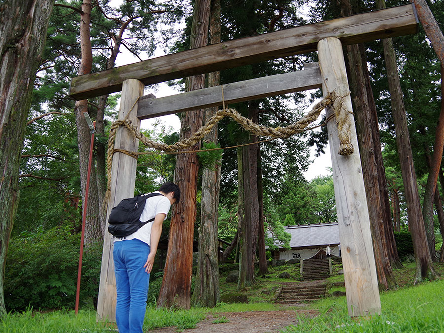 真田氏館跡・鳥居