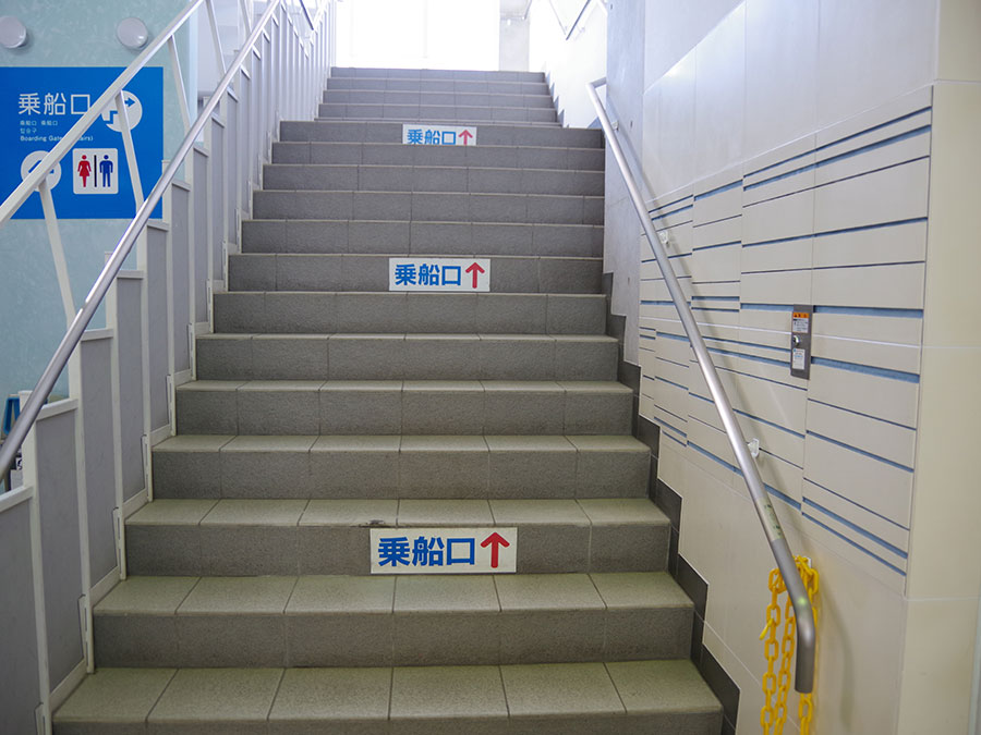 芦辺港のジェットフォイル乗り場