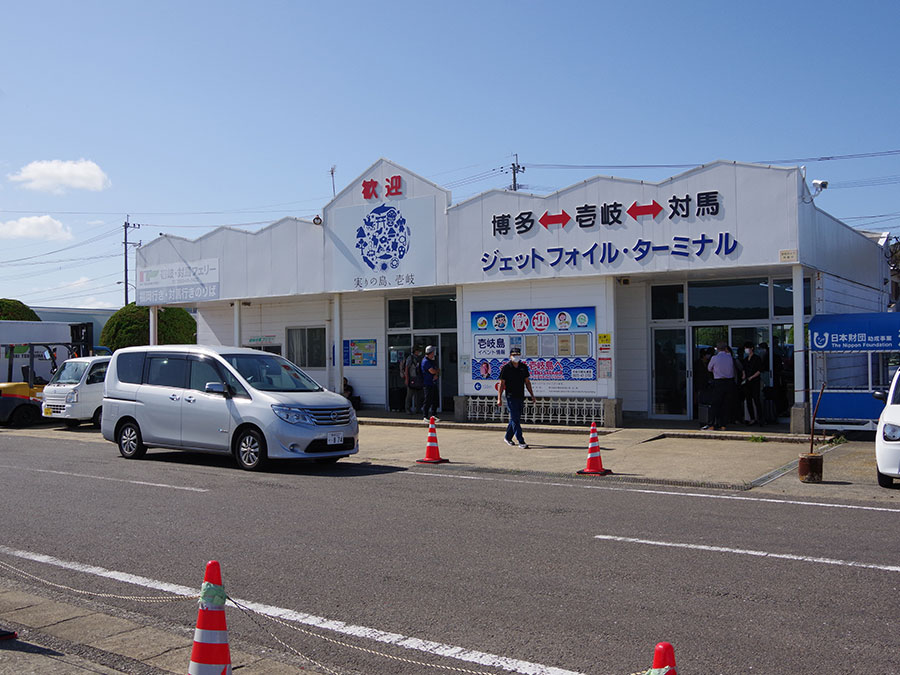 ジェットフォイルの乗船