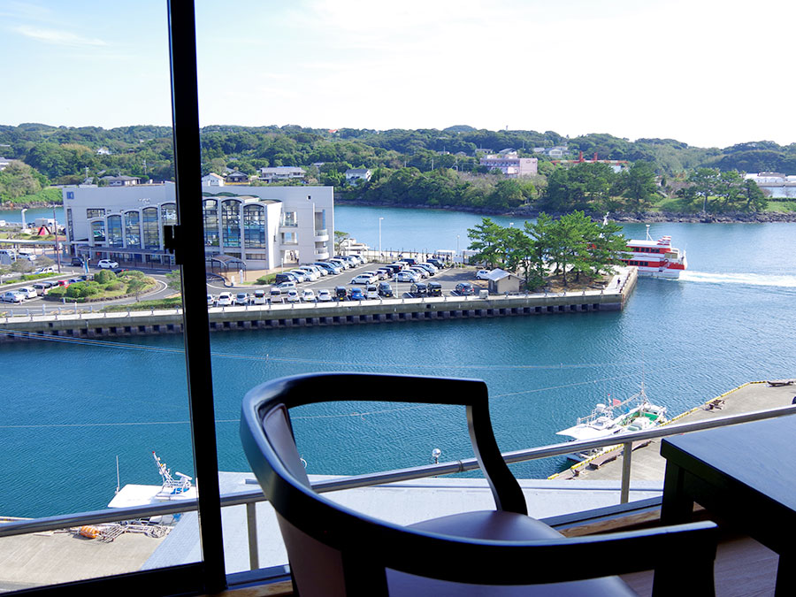 ビューホテル壱岐の部屋からの風景