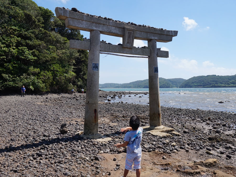 小島神社の鳥居