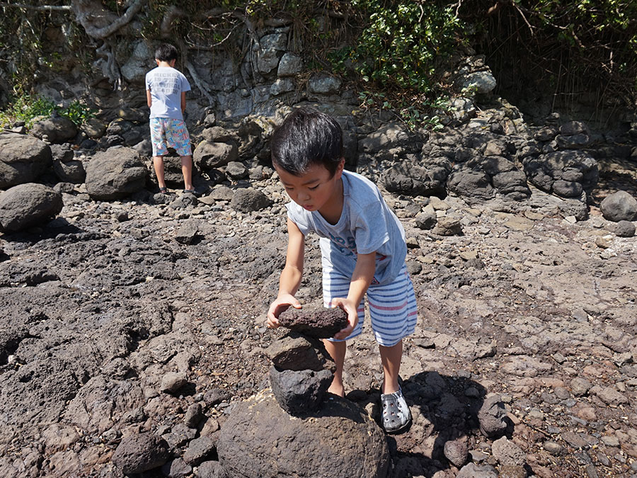 小島神社の裏
