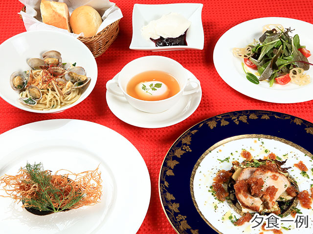 ホテルホライズン・夕食一例