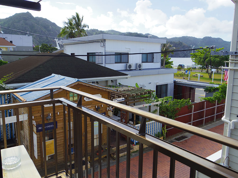 バンブーインのベランダ