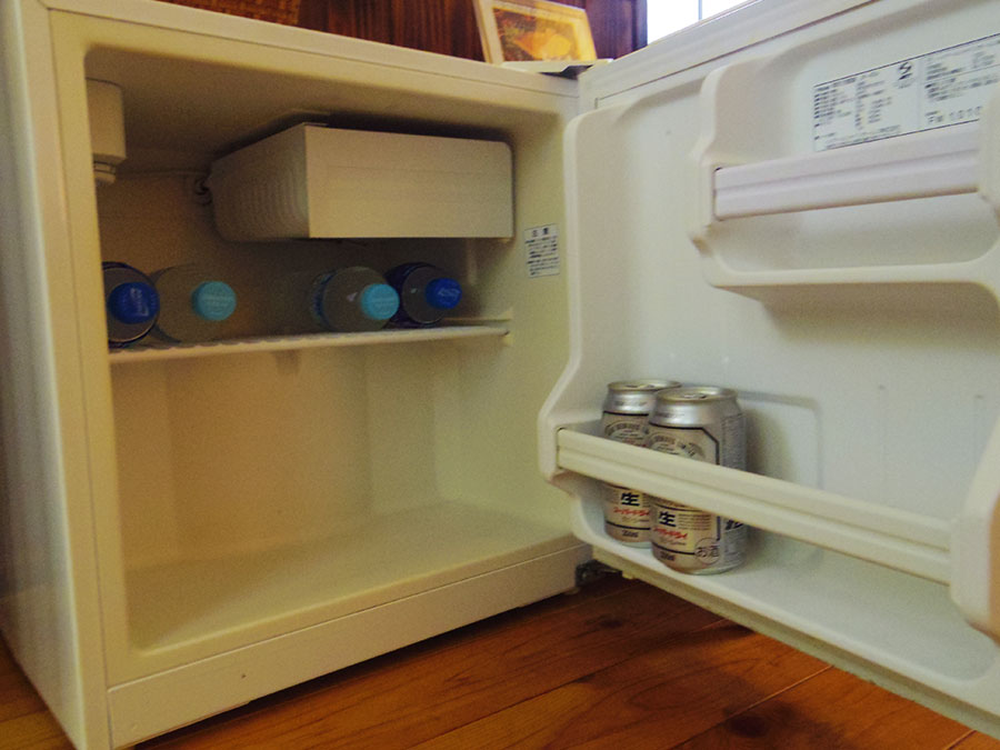 くつろぎの宿てつ家の冷蔵庫