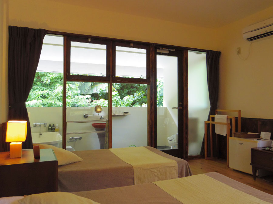 くつろぎの宿てつ家の部屋からの眺望