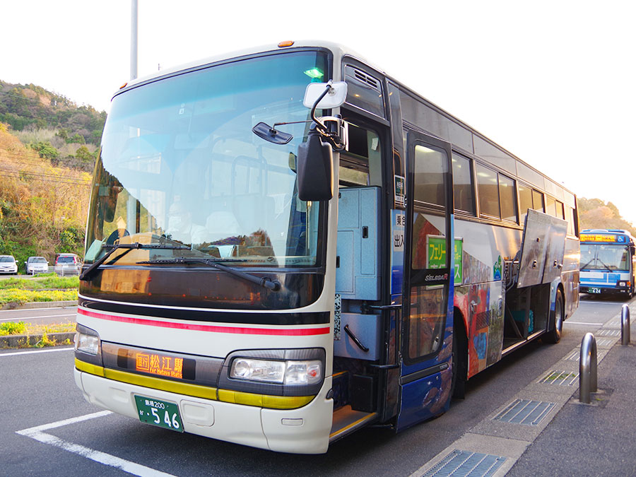 隠岐汽船連絡バス松江駅行き