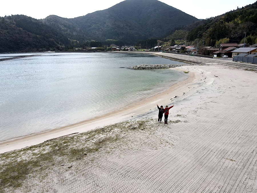 ニシノシマドローンフライトツアーで撮影した風景