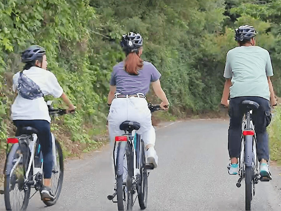 海士町でのE-BIKE体験