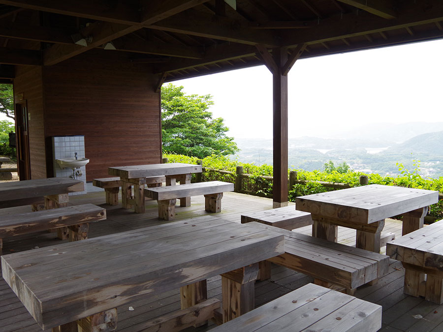 金光寺山の休憩場所