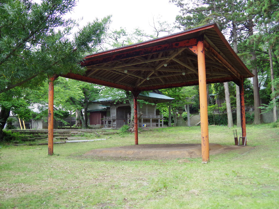 由良比女神社の土俵