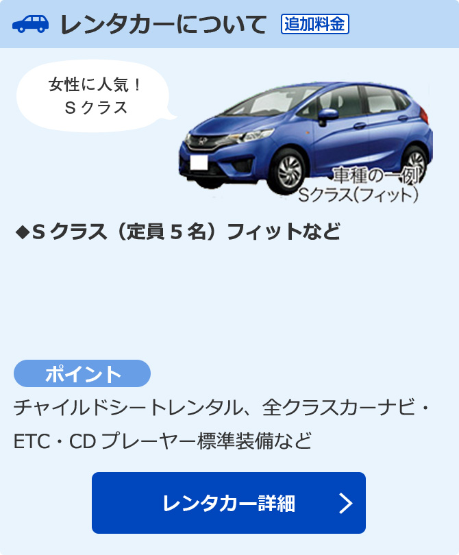 レンタカー別料金