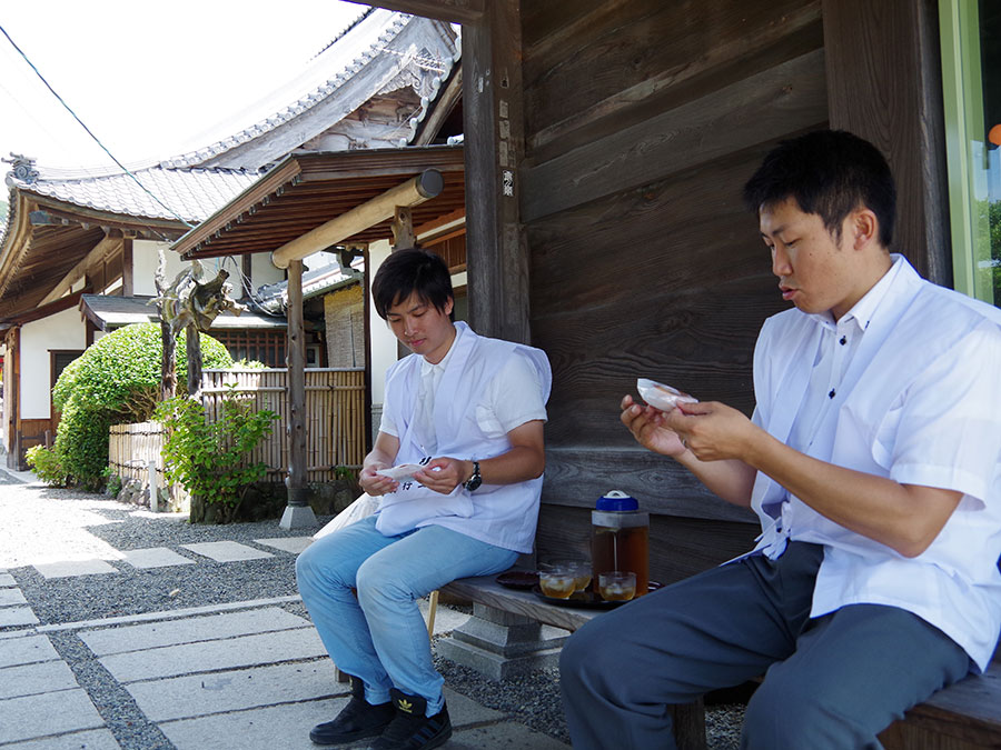 休憩中の様子