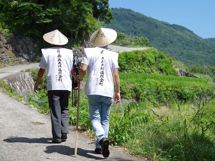 湯舟山までの道