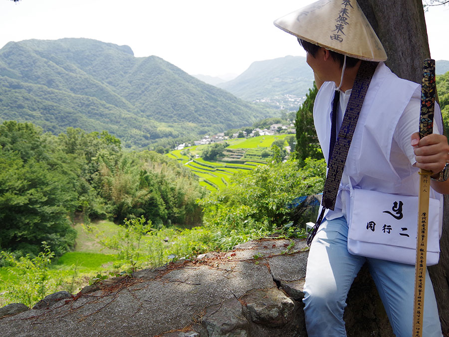 湯舟山からの景色