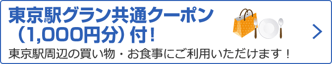 東京グラン共通クーポン1,000円分付き