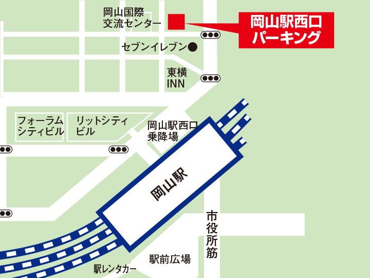 岡山駅西口パーキング
