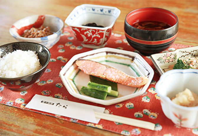 朝食一例