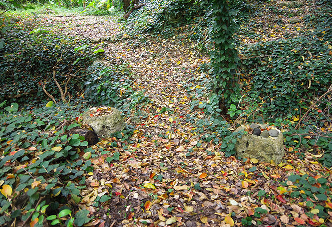 与論城跡を散策