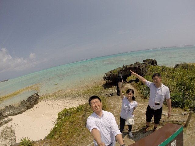 ゆいの丘で記念撮影