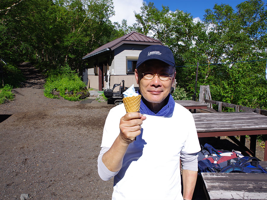 星観荘のソフトクリーム