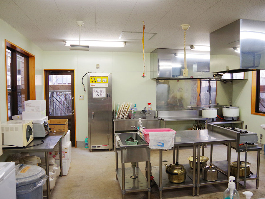 野崎島自然学塾村の調理室
