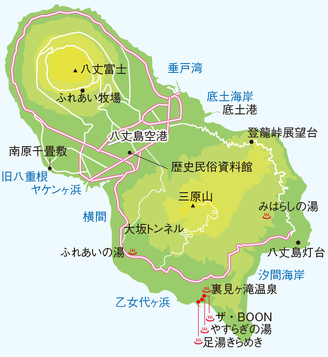 八丈島MAP