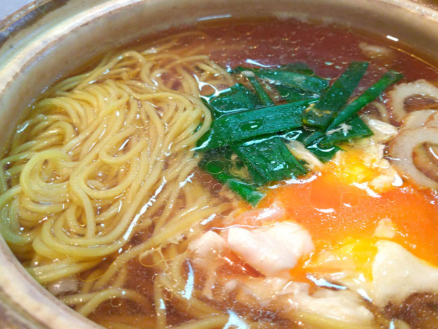 道の駅かわうその里すさきの鍋焼きラーメン