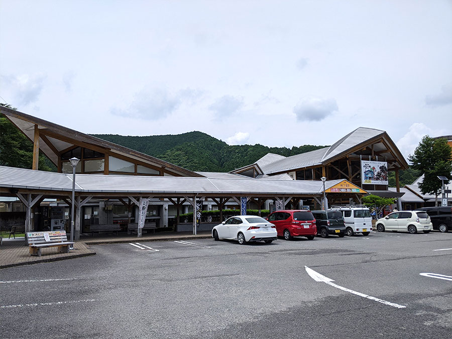 道の駅あぐり窪川の駐車場