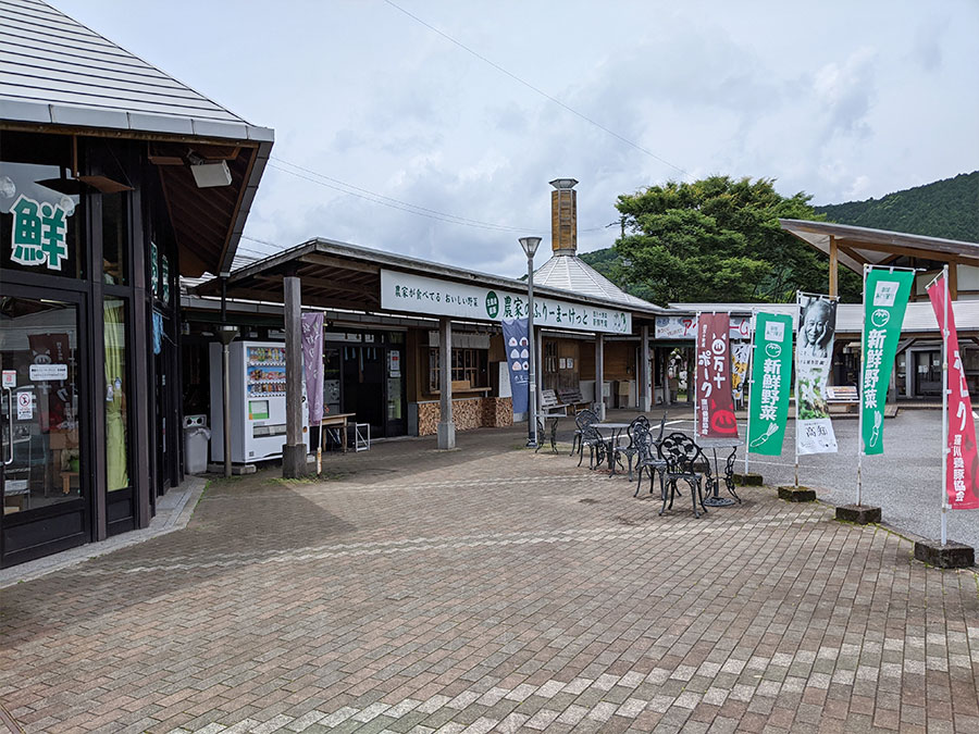 道の駅あぐり窪川のフリーマーケット