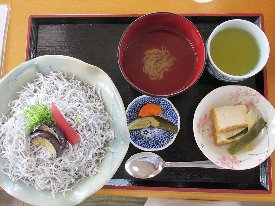 安芸しらす食堂・本店の釜揚げちりめん丼