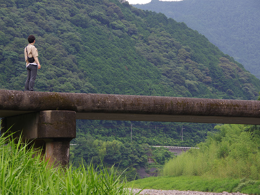 欄干が無い沈下橋