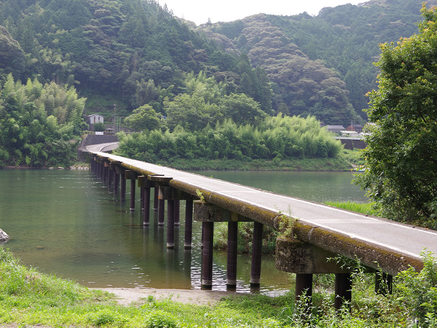 いの町勝賀瀬からの名越屋沈下橋