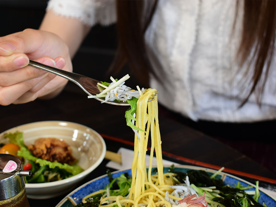 ちりめんパスタ