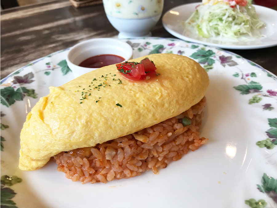 トマトの神様が食べたオムライス・ケチャップなし