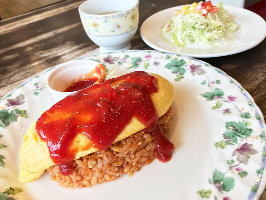 トマトの神様が食べたオムライス・ケチャップあり