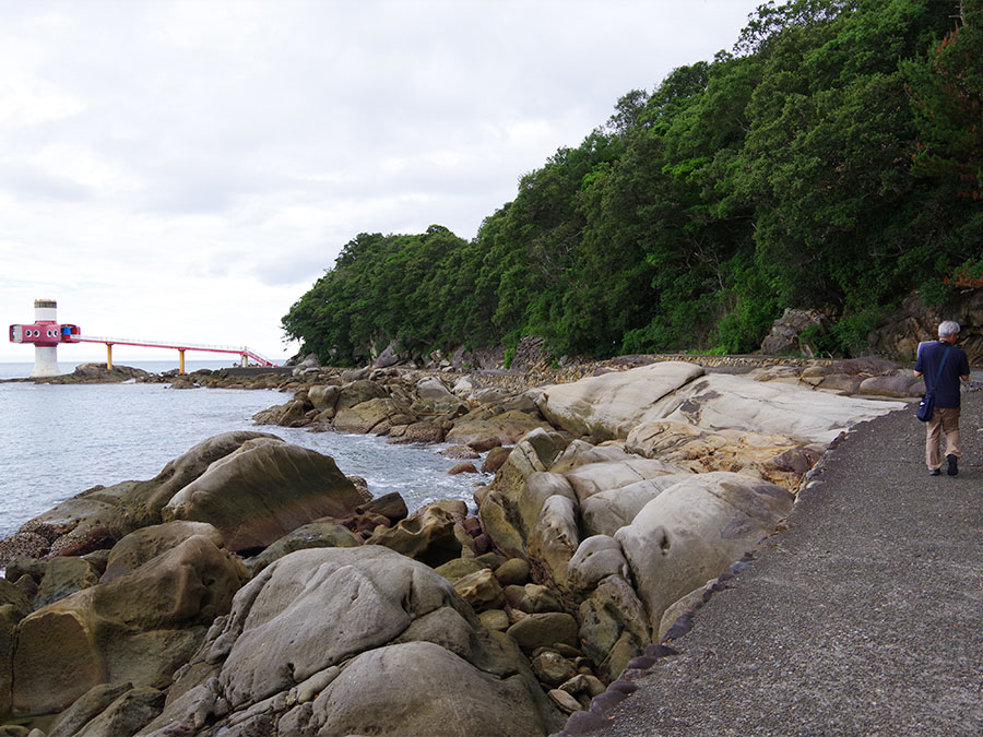 竜串海岸の奇岩