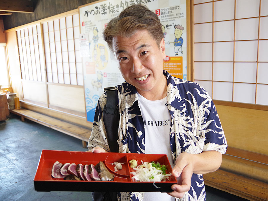 かつおのタタキの出来上がり