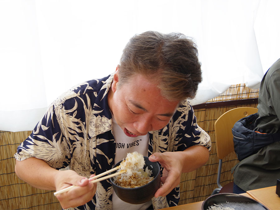 ちりめんじゃこと刻んだたくあんの郷土料理こうしめし