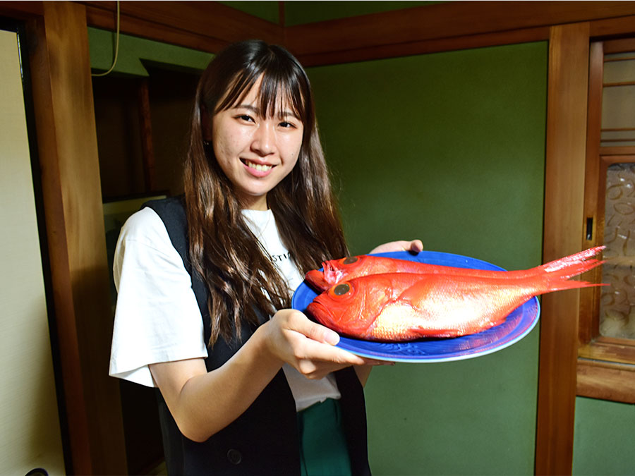 料亭花月の金目鯛