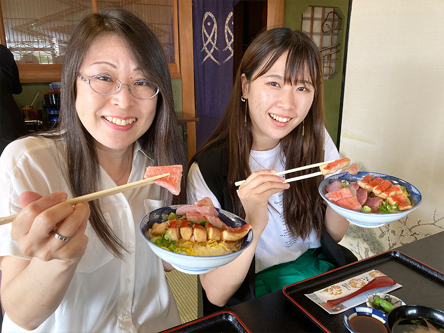 料亭花月の室戸キンメ丼