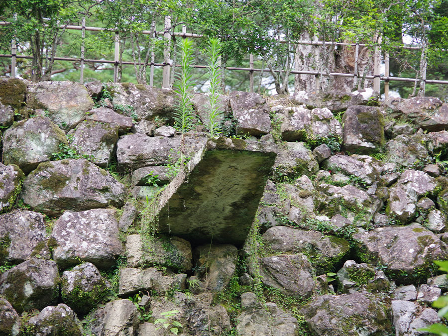 高知城の石樋