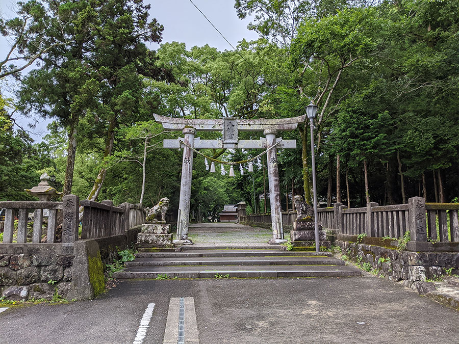 久礼八幡宮の側面鳥居